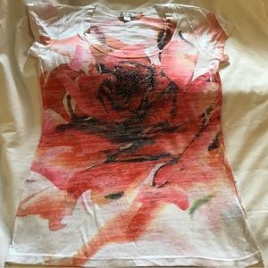 White and Red T-Shirt